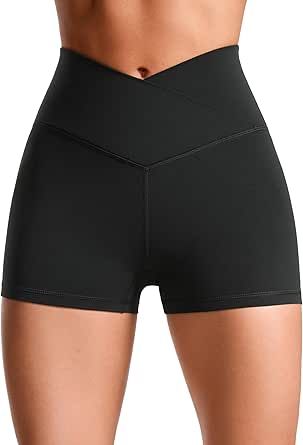 V Waist High Rise Yoga Shorts